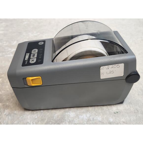 Zebra ZD41022-D0E00EZ 203dpi DT USB BT w Box of Thermal Paper Rolls - Picture 4 of 12
